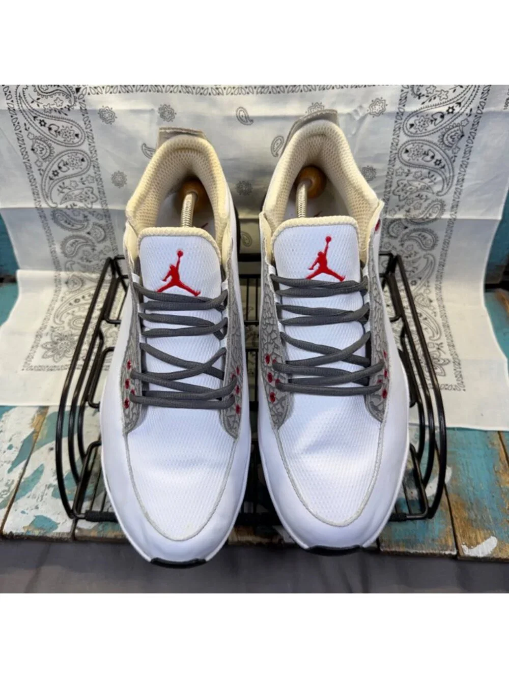 Nike Air Jordan ADG 2 Golf Shoe Elephant Print White Black Mens 14 CT7812-100